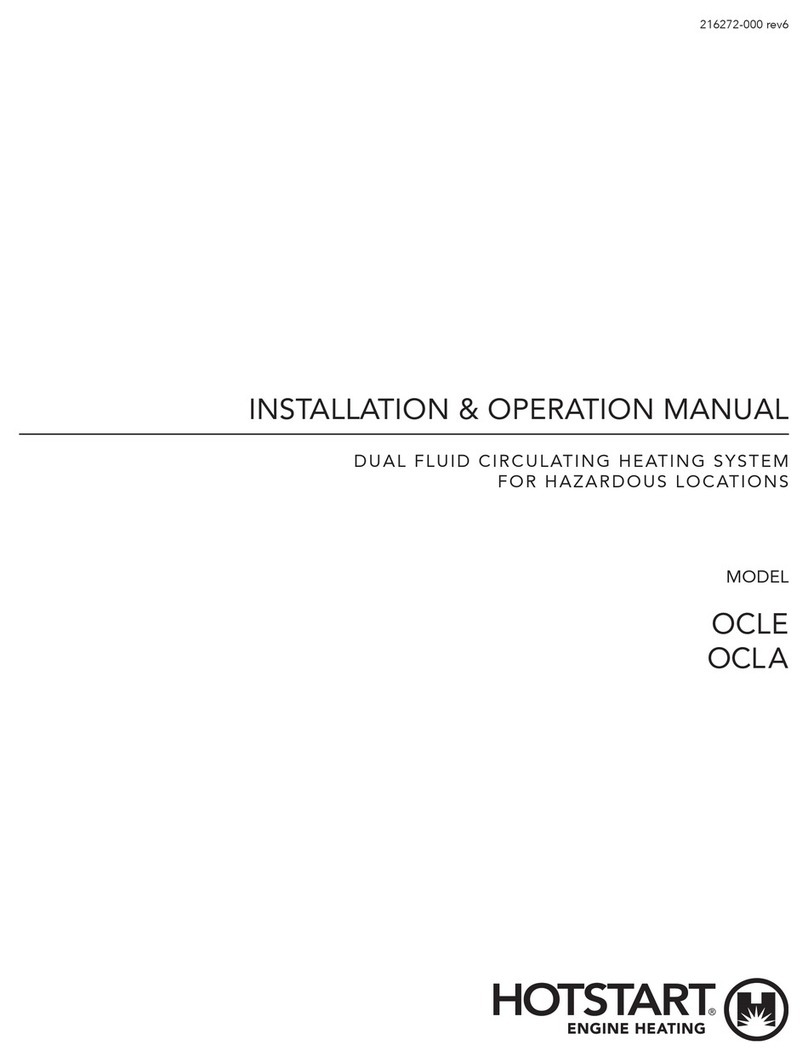 Hotstart OCLE Installation & operation manual
