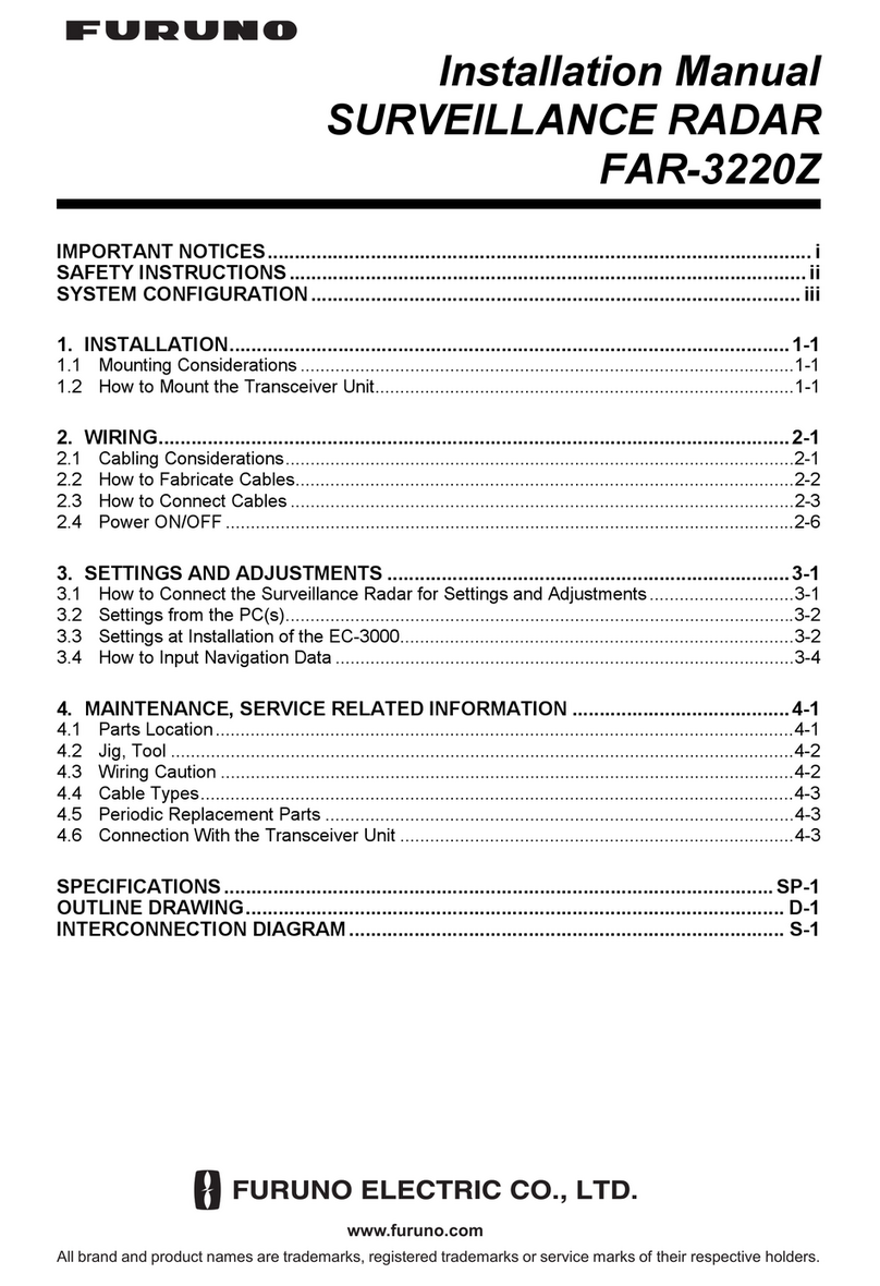 Furuno FAR-3220Z installation manual