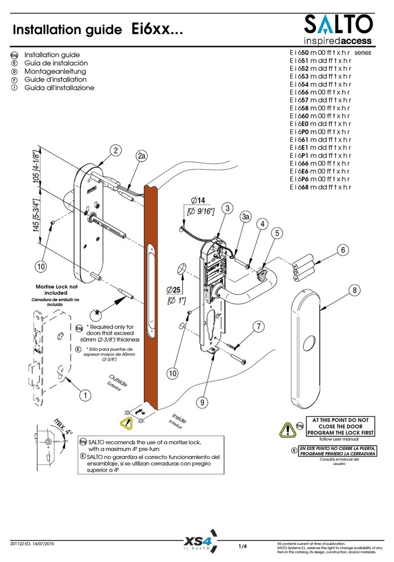 Salto Ei6 Series installation guide