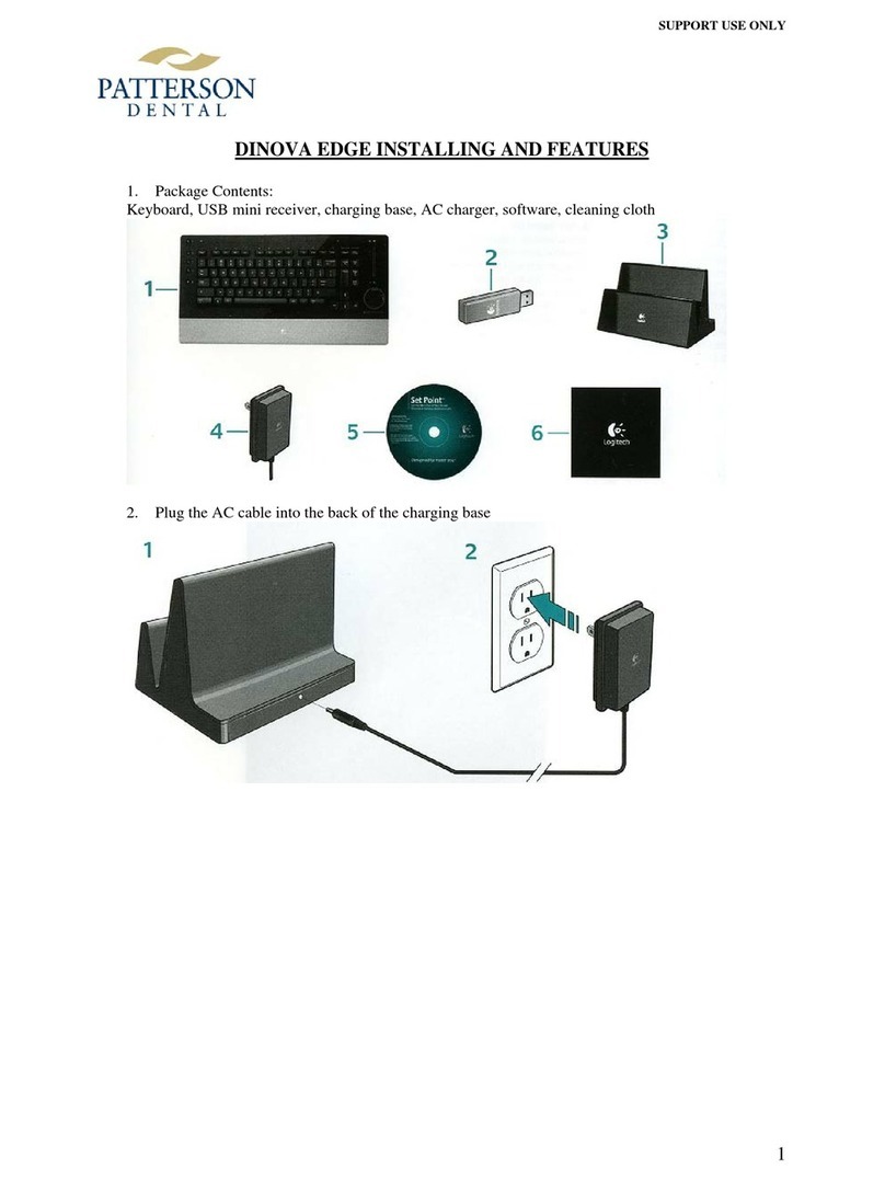 Logitech DINOVA EDGE INSTALLING AND FEATURES