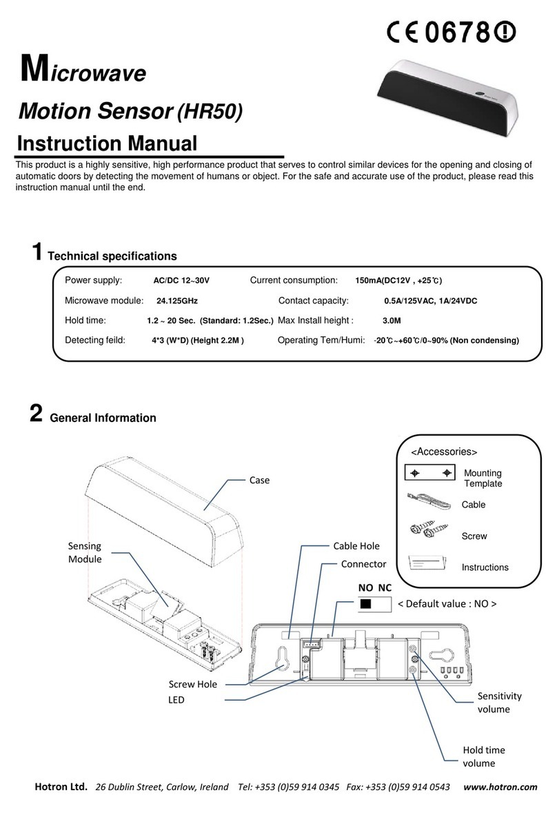 Hotron HR50 instruction manual