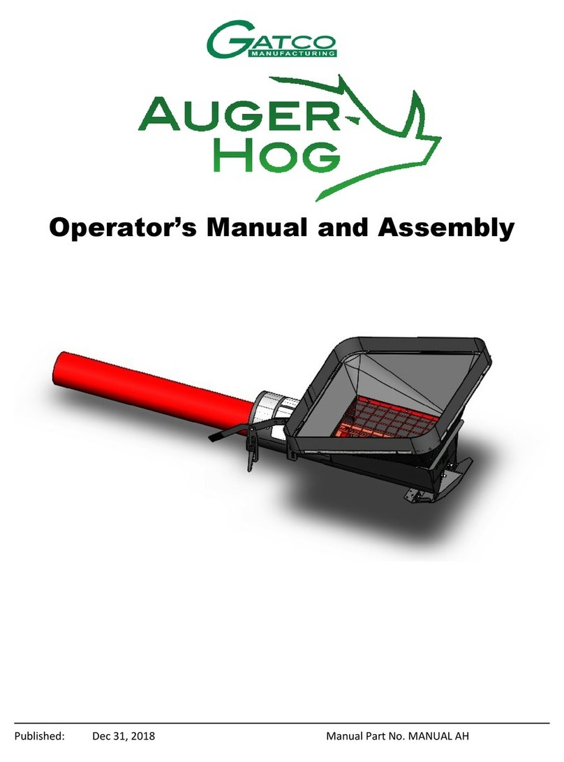 Gatco Auger-Hog AH02-00 Operator’s Manual and Assembly