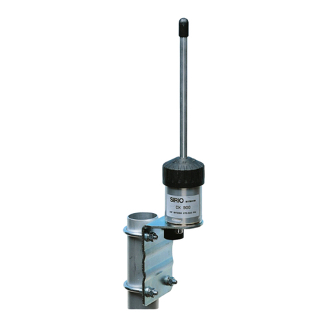 Sirio Antenne CX Series installation manual Sirio Antenne CX Series installation manual