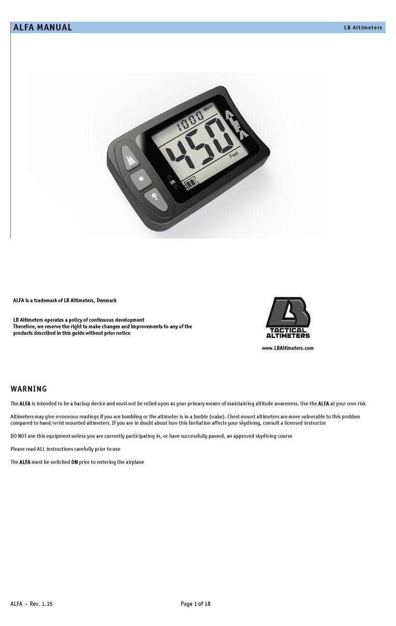 LB Altimeters ALFA manual