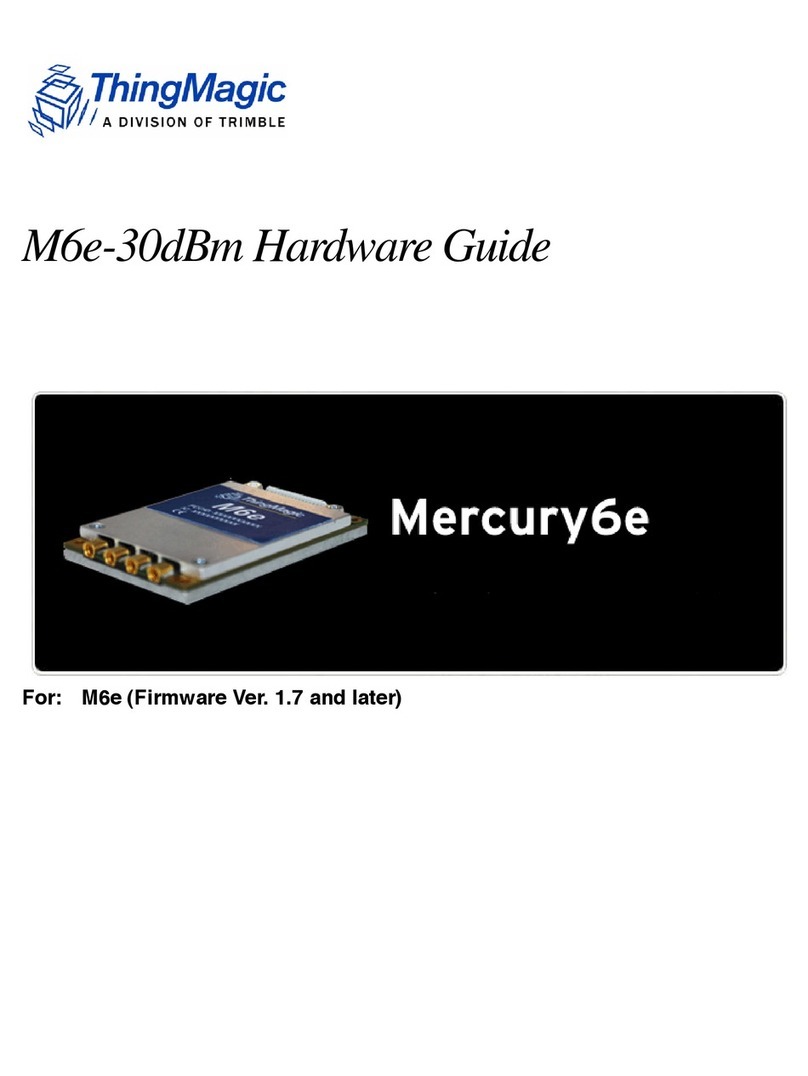 ThingMagic Mercury6e M6e-30dBm Installation instructions
