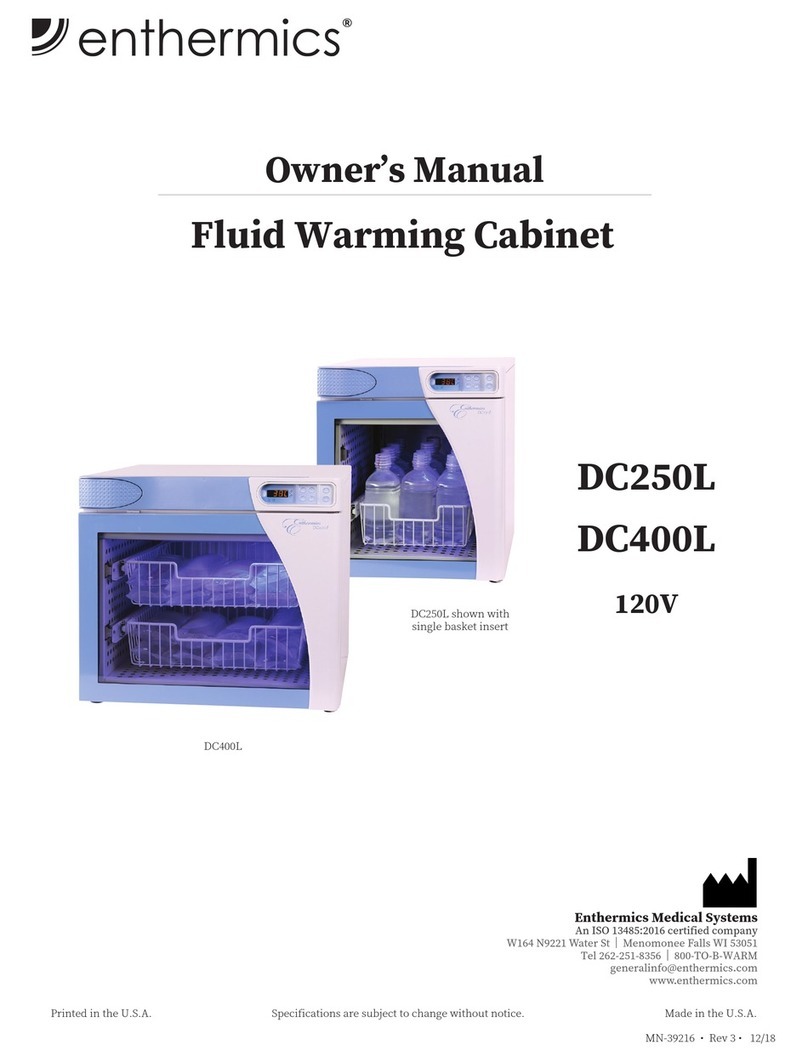 Enthermics DC250L owner's manual