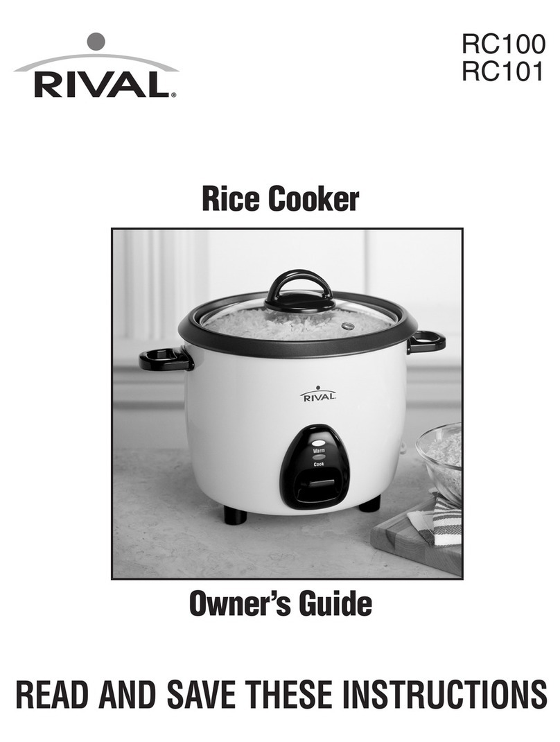 Rival RC101 User manual