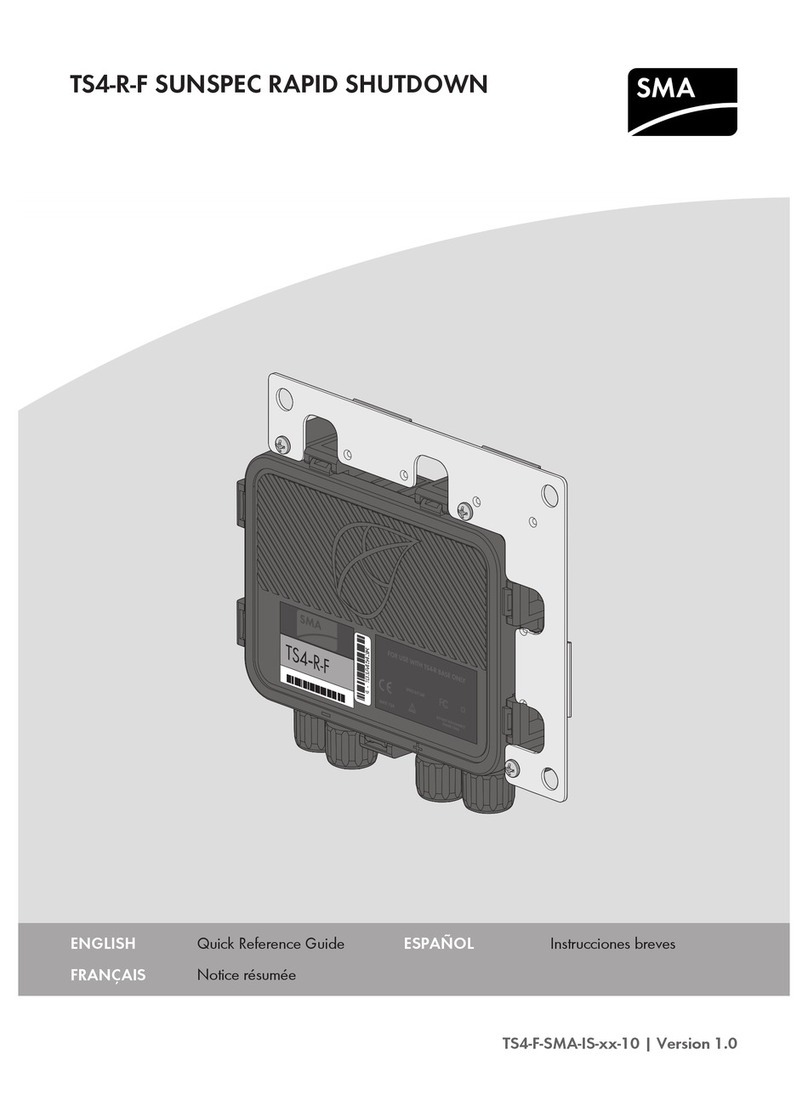 SMA TS4-R-F Quick reference guide