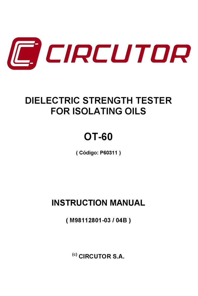 Circutor OT-60 User manual