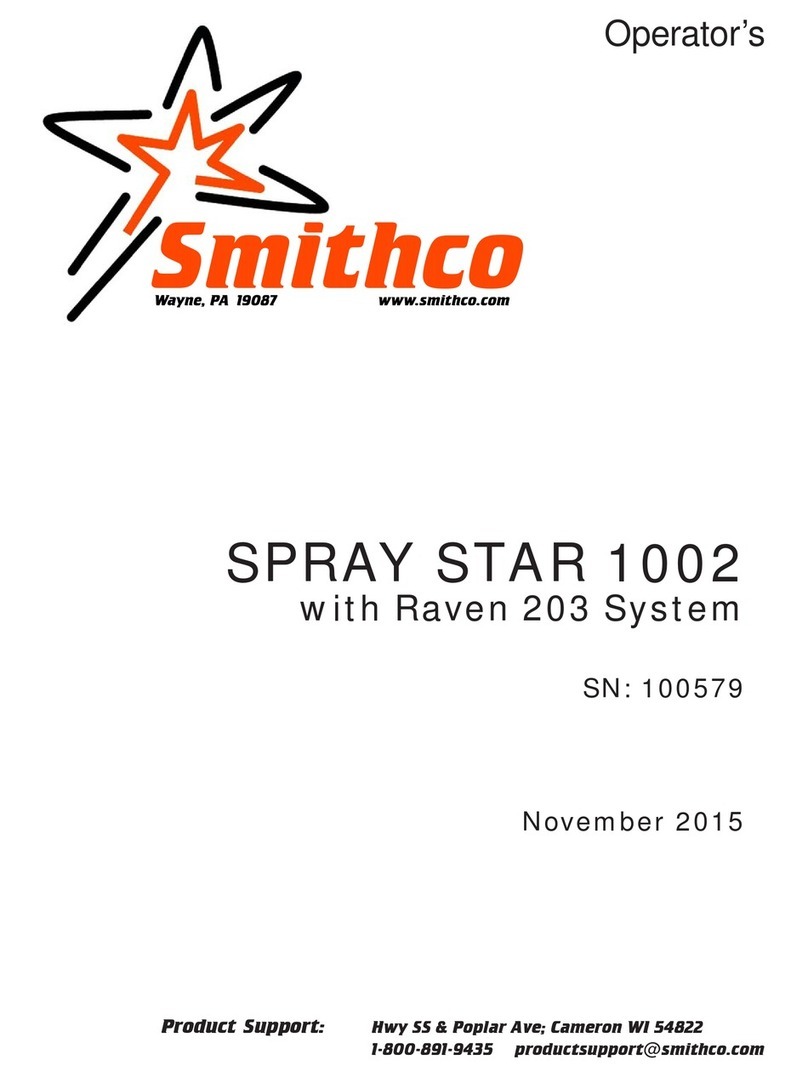 Smithco SPRAY STAR 1002 User manual