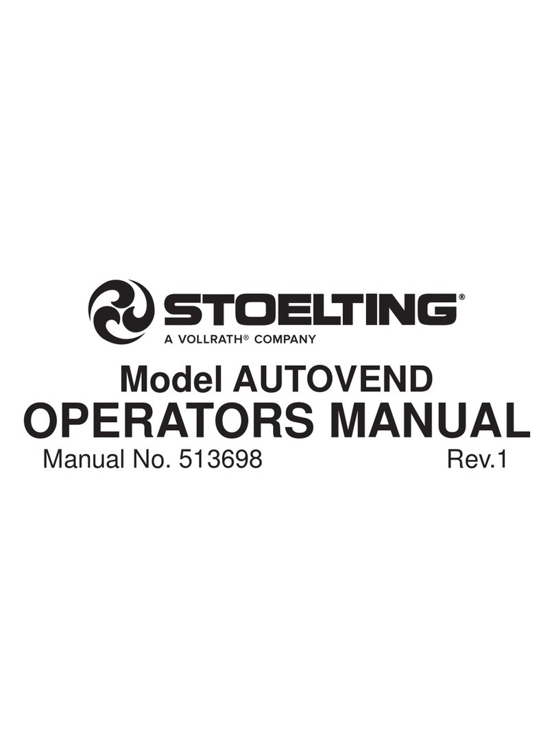 Stoelting AUTOVEND Operator's manual