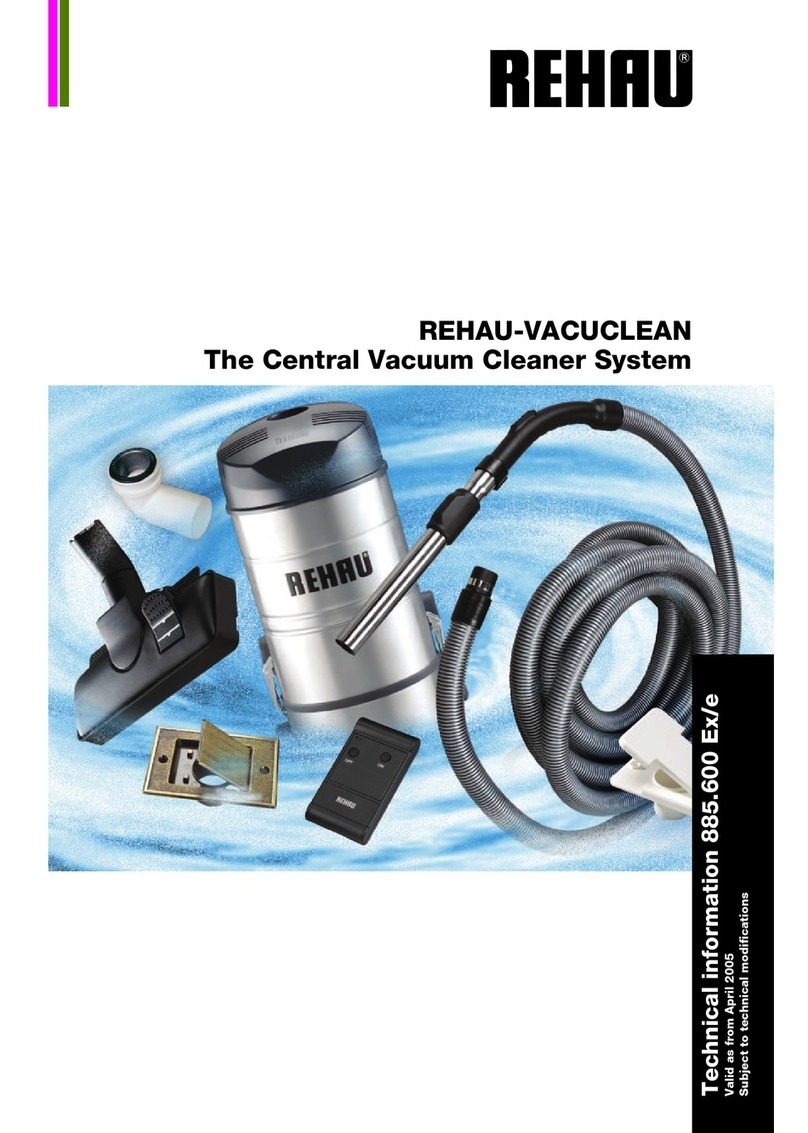 Rehau VACUCLEAN 2000 technical information