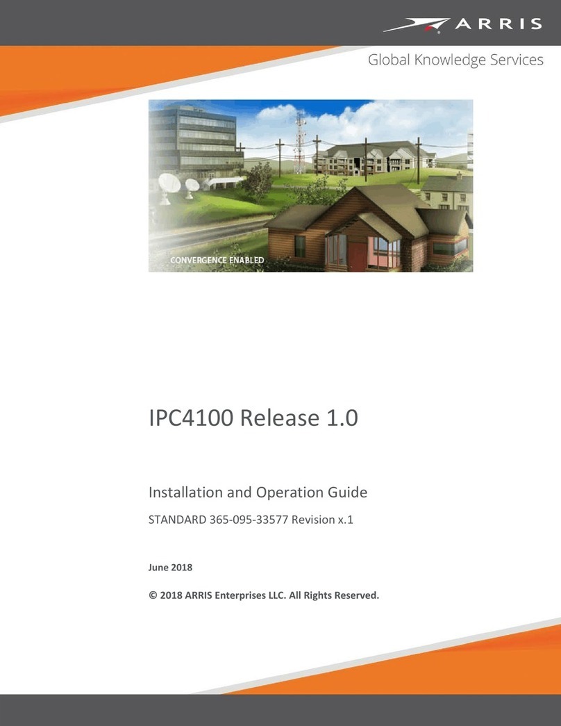Arris IPC4100 Operating instructions