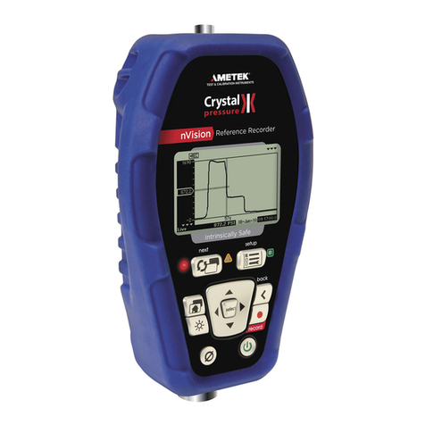 Ametek Crystal Pressure nVision Operation manual