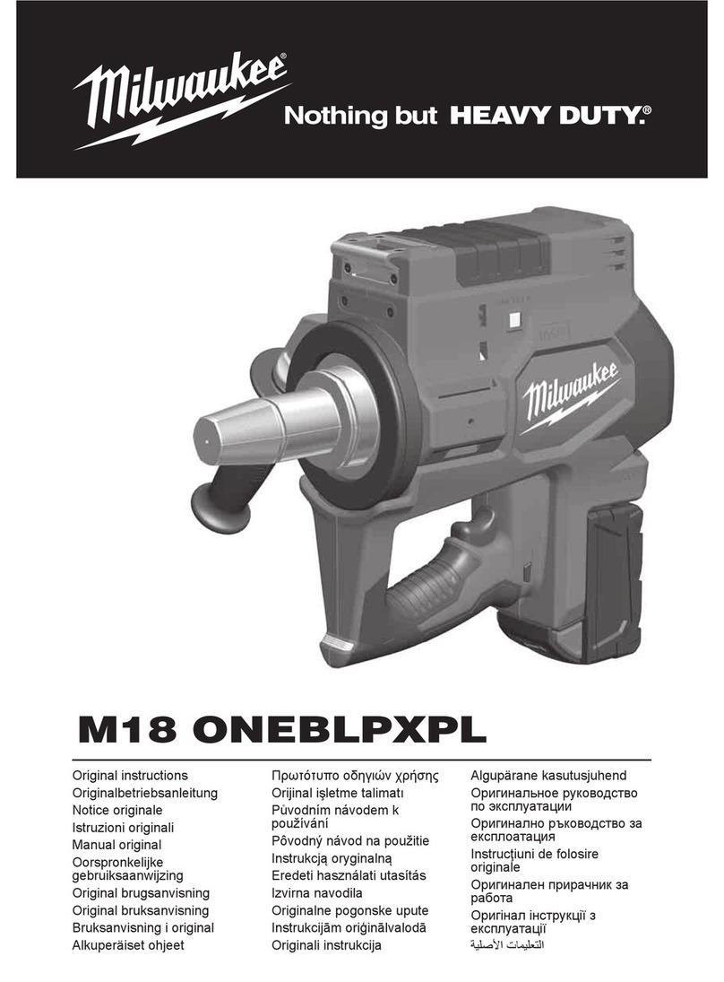 Milwaukee M18 ONEBLPXPL Original instructions