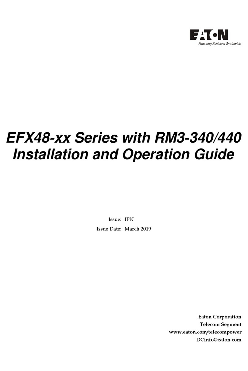 Eaton EFX48 e-Fuse Series Installation and operation guide