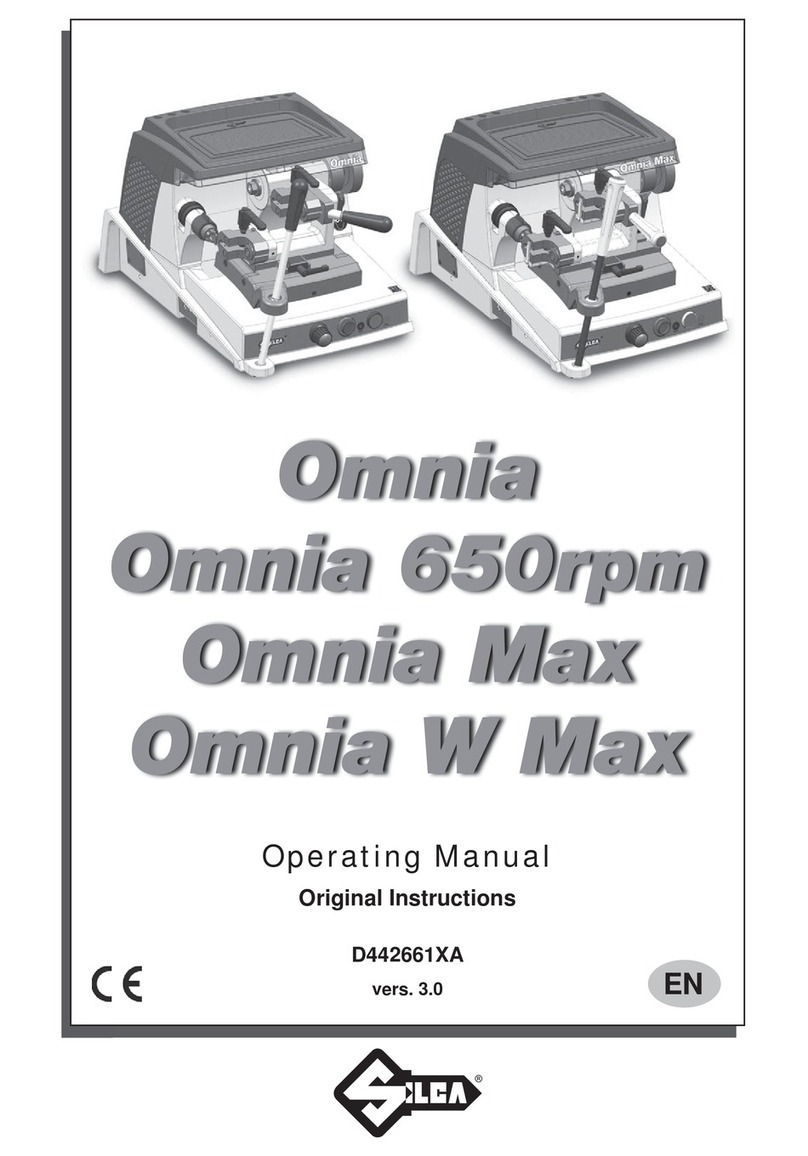 Silca Omnia operating manual