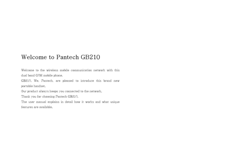 Pantech GB210 User manual