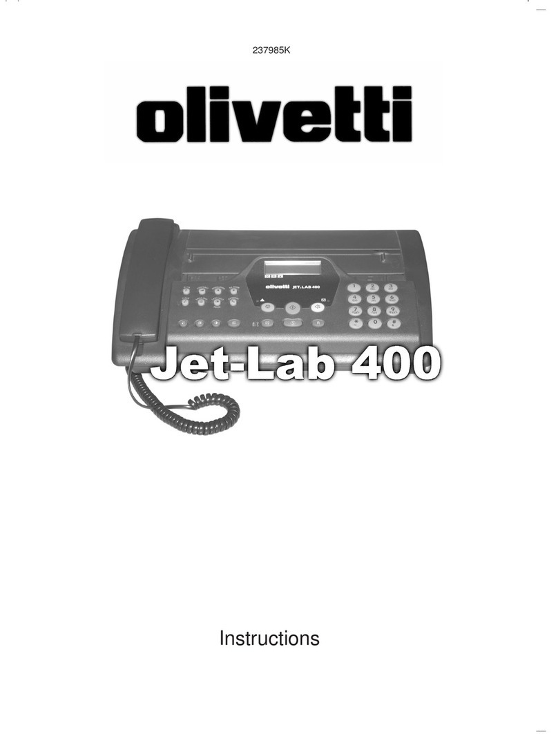 Olivetti Jet-Lab 400 User manual