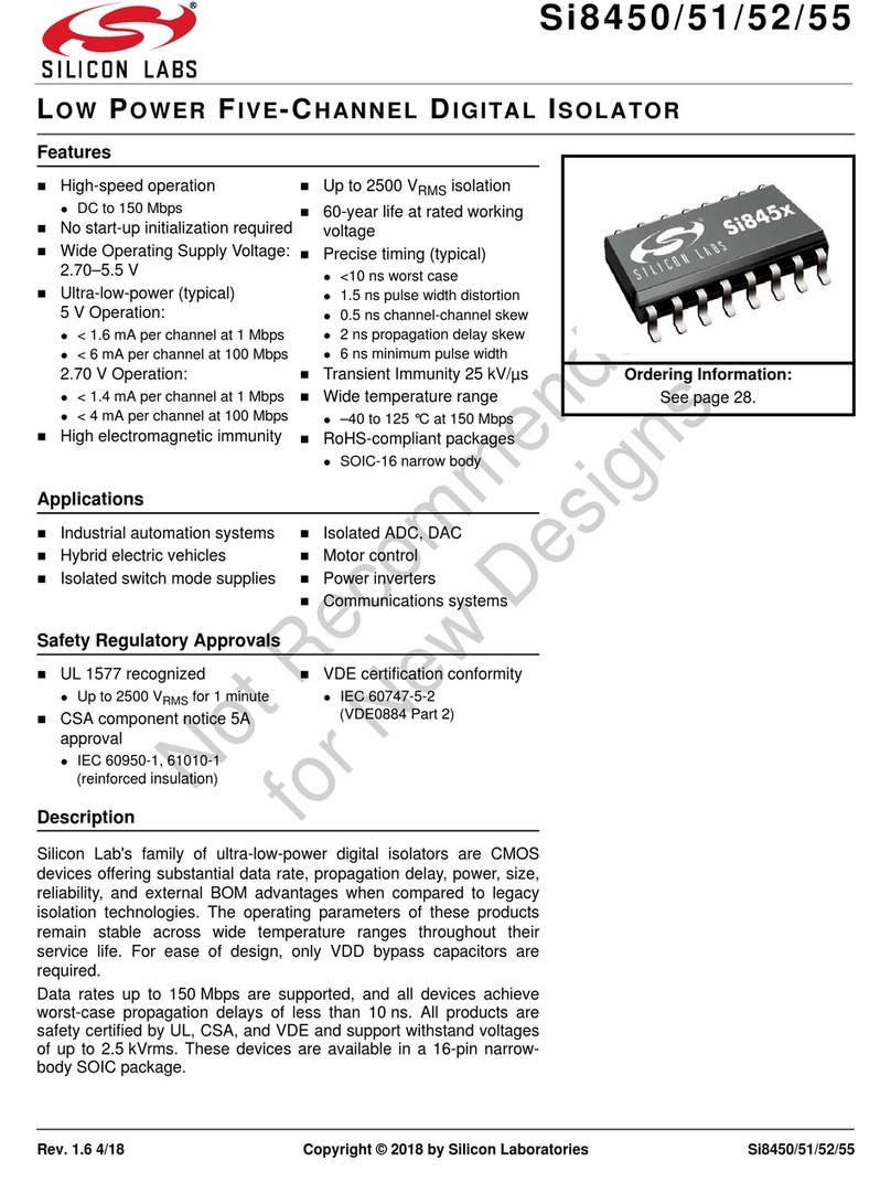Silicon Laboratories Si8451 manual