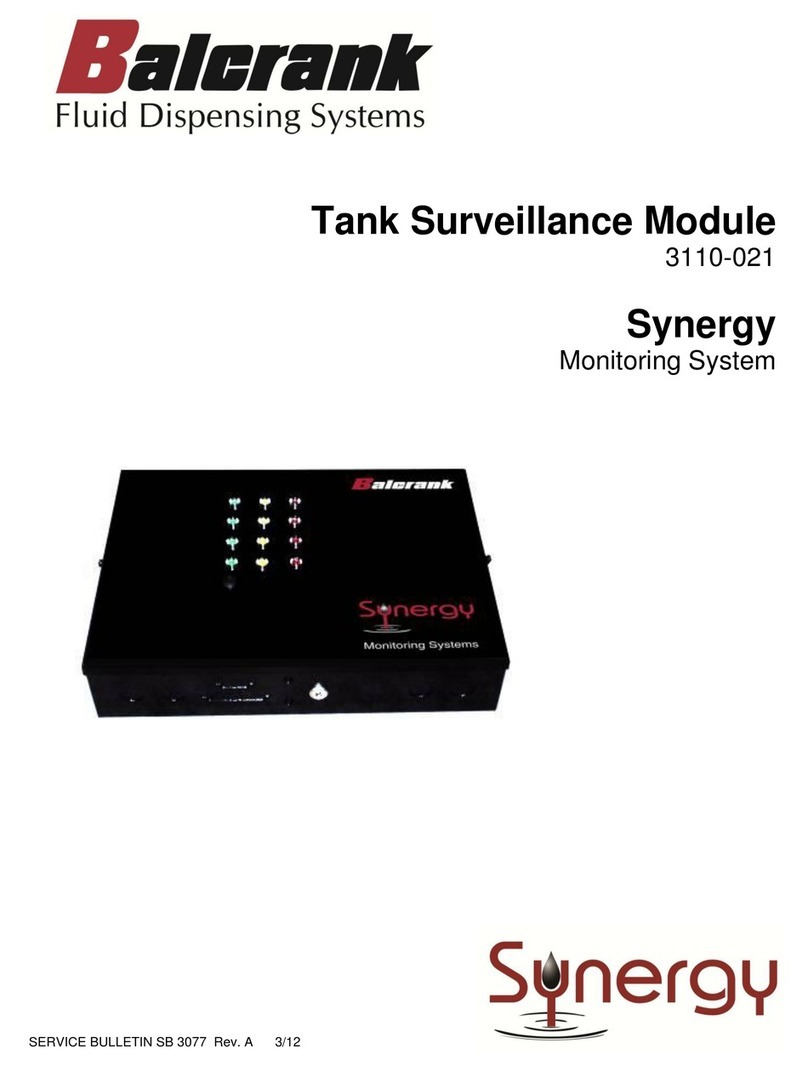 Balcrank Synergy 3110-021 Service bulletin