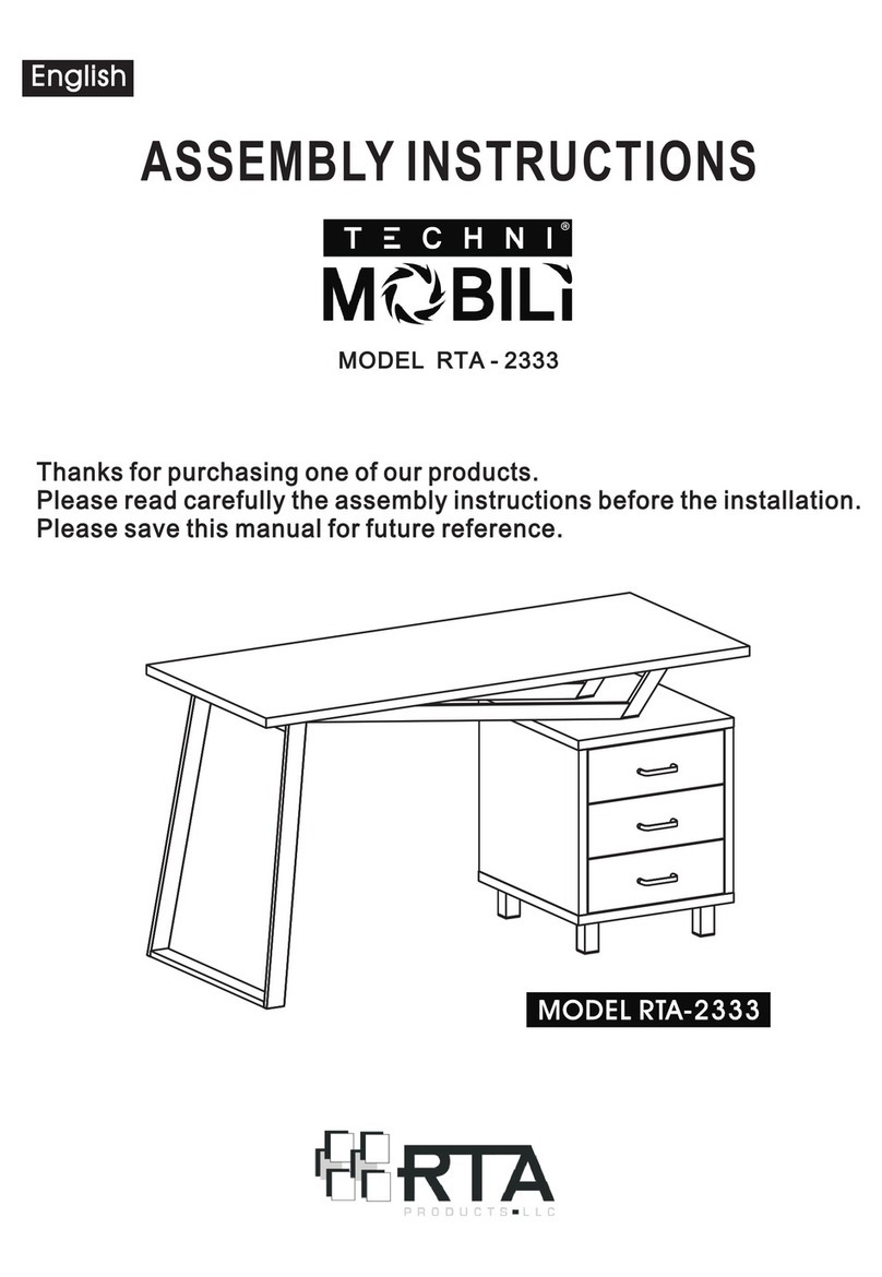 Techni Mobili RTA-2333 User manual Techni Mobili RTA-2333 User manual
