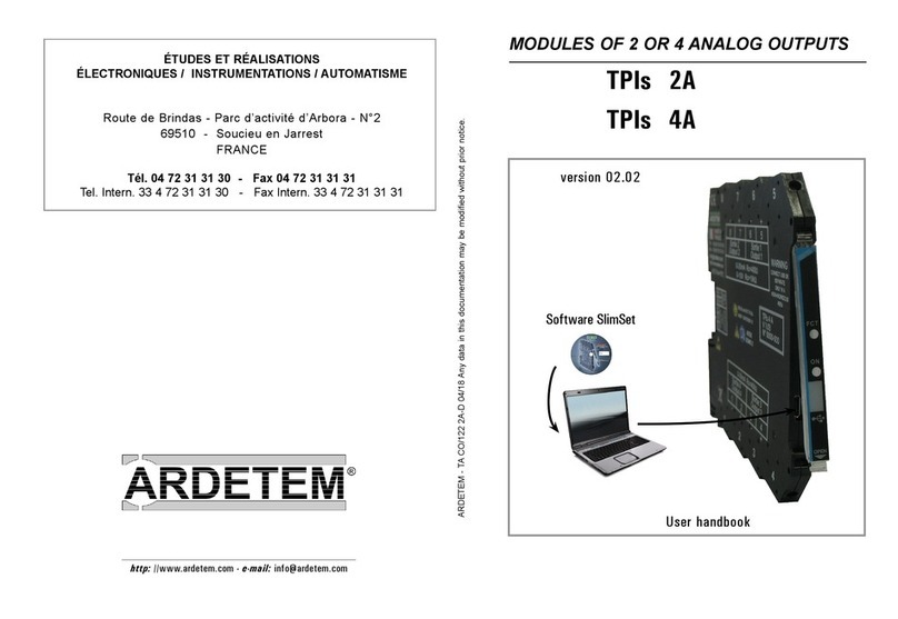 ARDETEM TPIs 2A User handbook