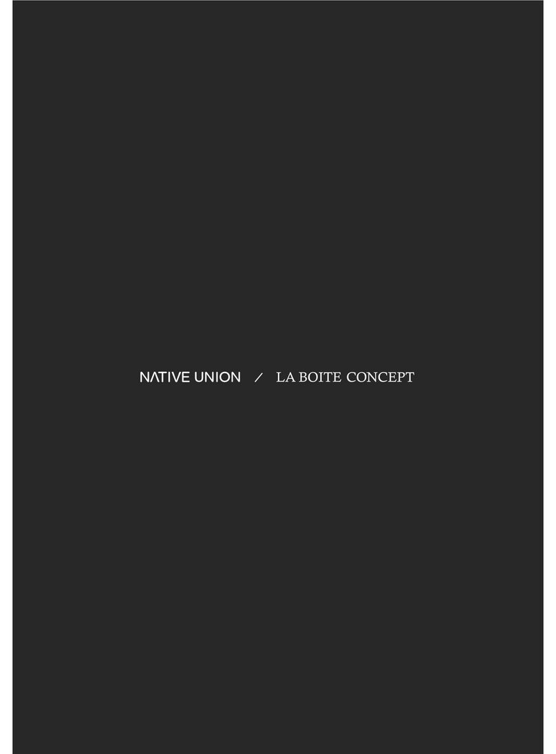 NATIVE UNION PR/01 User manual