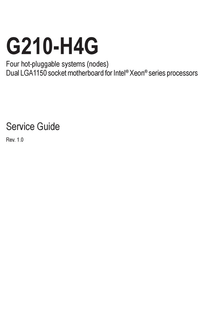 Gigabyte G210-H4G Service manual