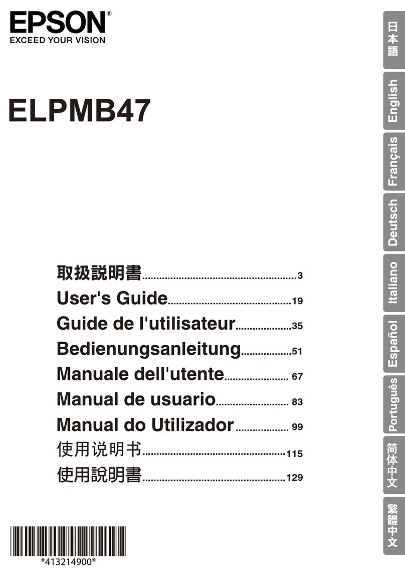 Epson ELPMB47 User manual