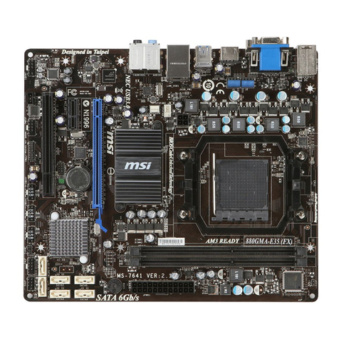 MSI 88GMA-E35 FX User manual