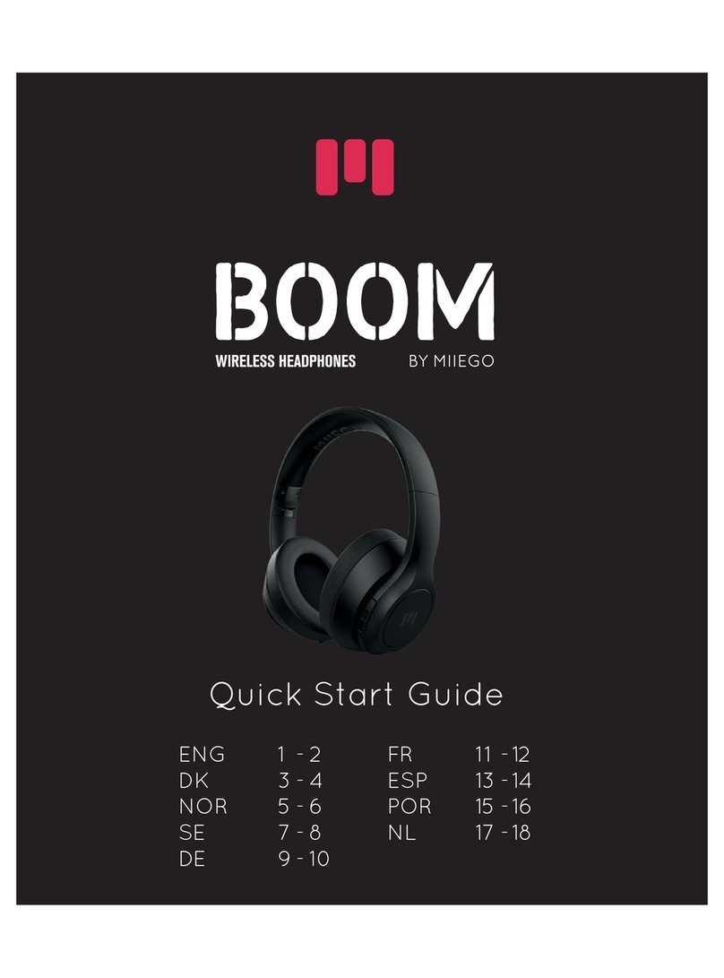 Miiego BOOM quick start guide