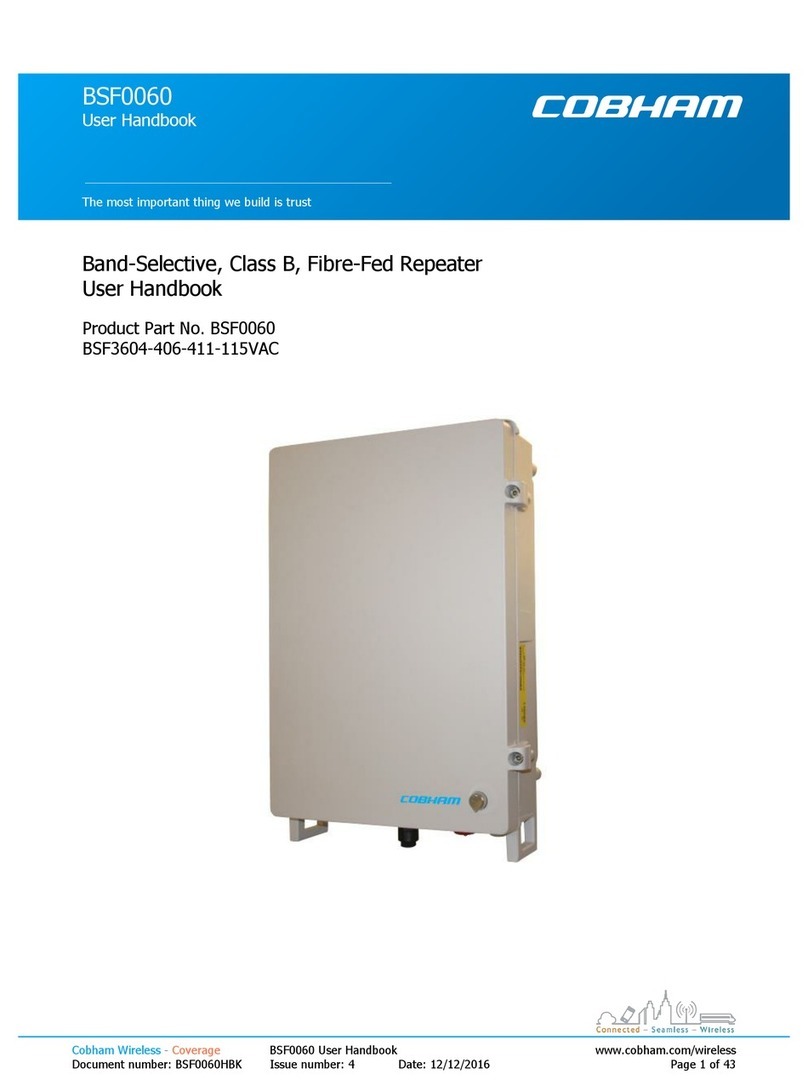 COBHAM BSF0060 Instruction Manual