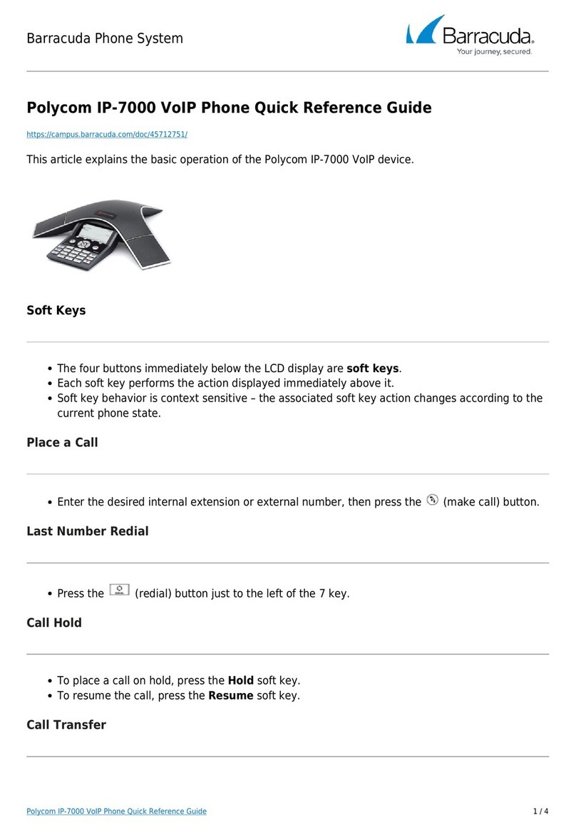 Polycom SoundStation IP 7000 User manual