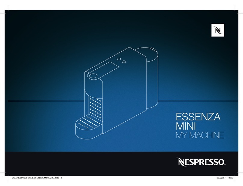 Nespresso ESSENZA MINI Series instruction manual