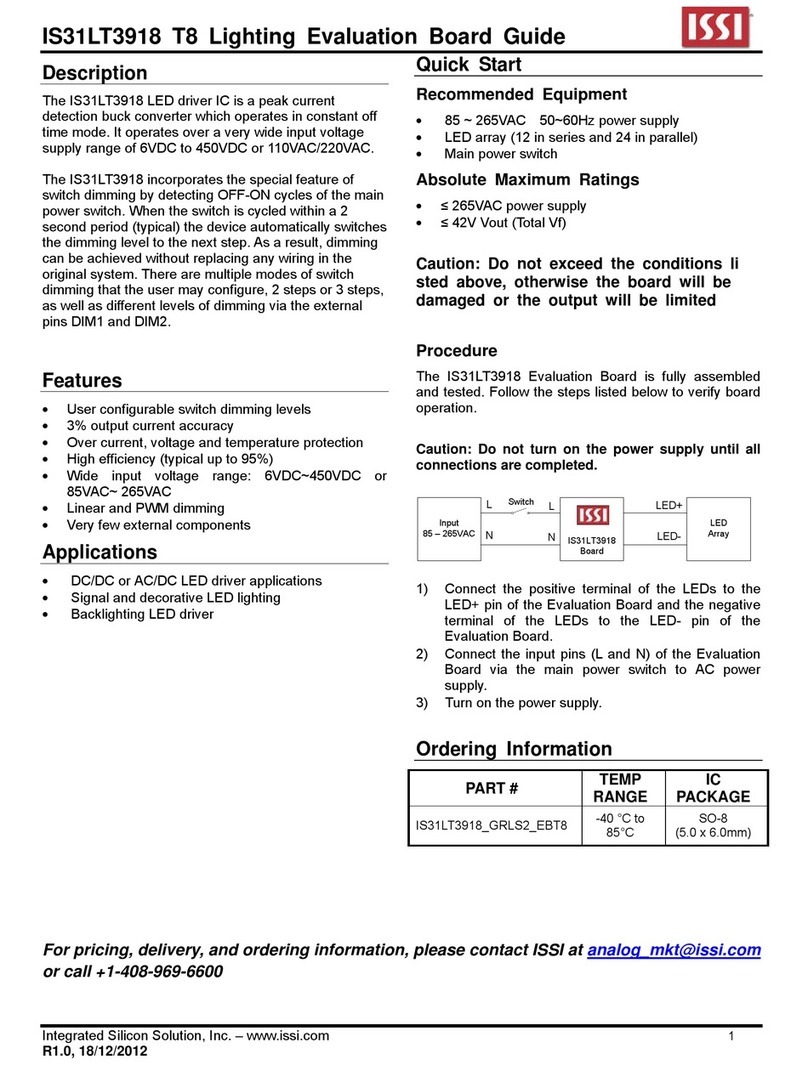 ISSI IS31LT3918 Guide