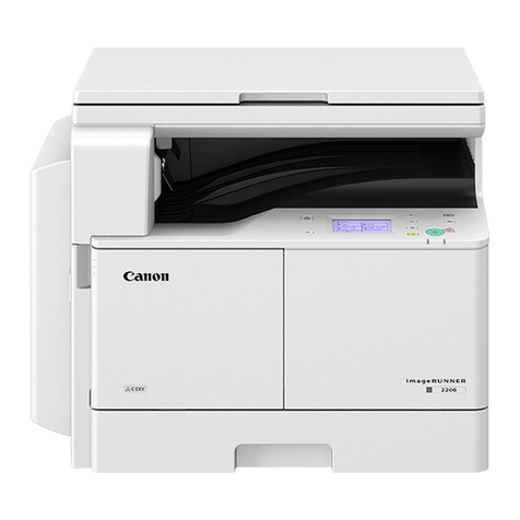 Canon imageRUNNER 2206N Getting started