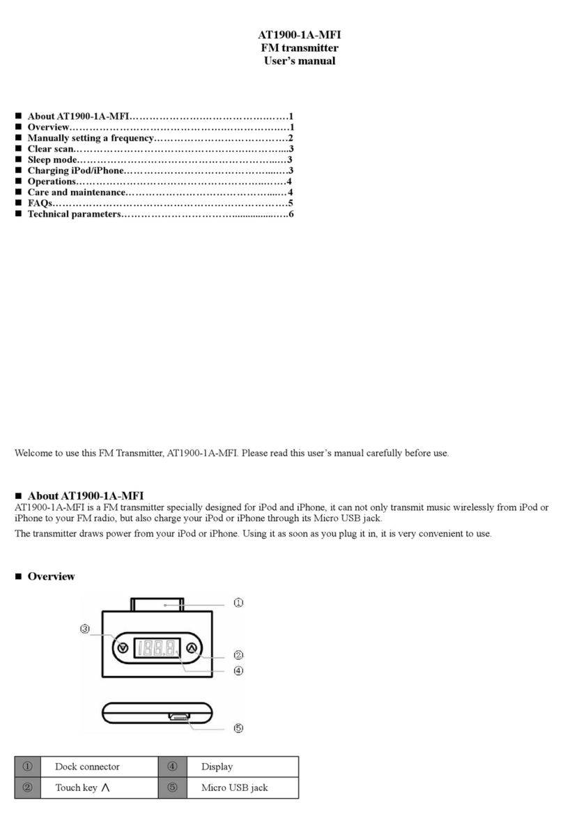 K-Mate AT1900-1A-MFI User manual