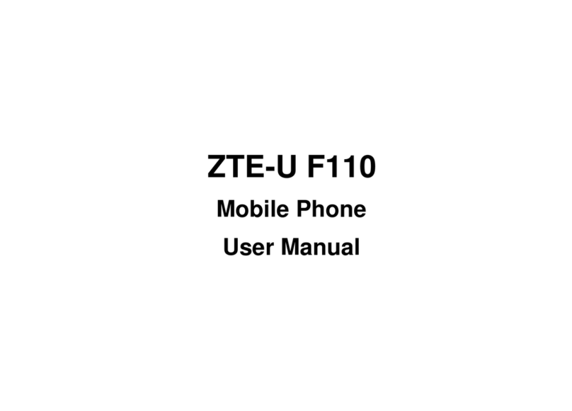 Zte U F110 User manual