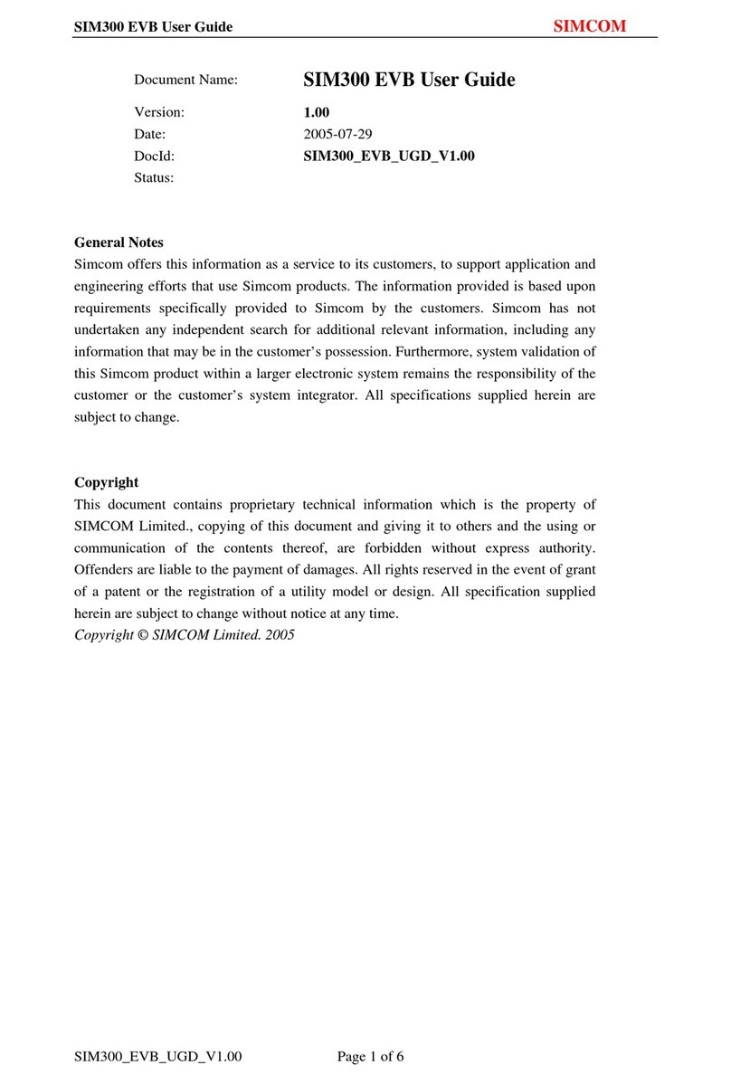 SimCom SIM300 EVB user guide