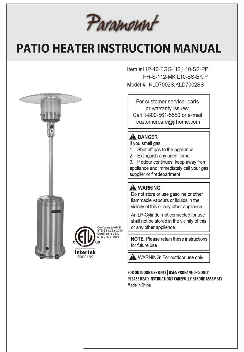 Paramount Fitness KLD7002S instruction manual