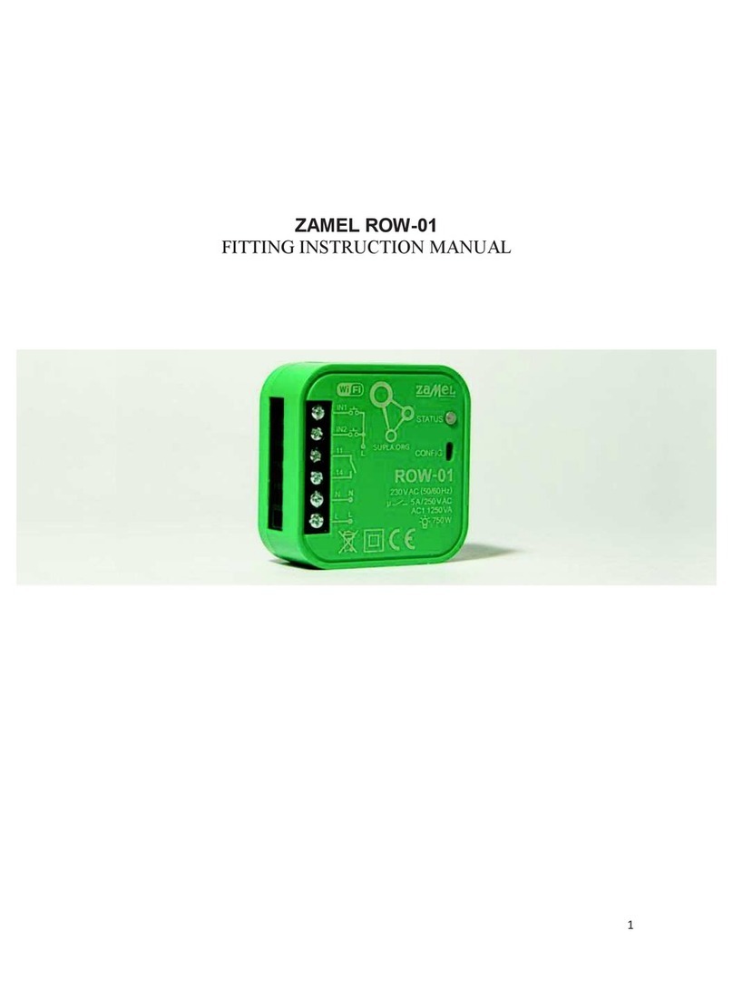 Zamel ROW-01 instruction manual