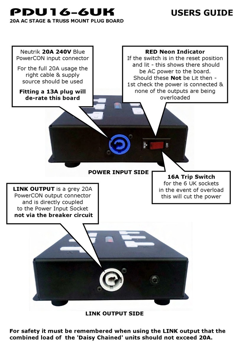 Penn Elcom PDU16-6UK User manual