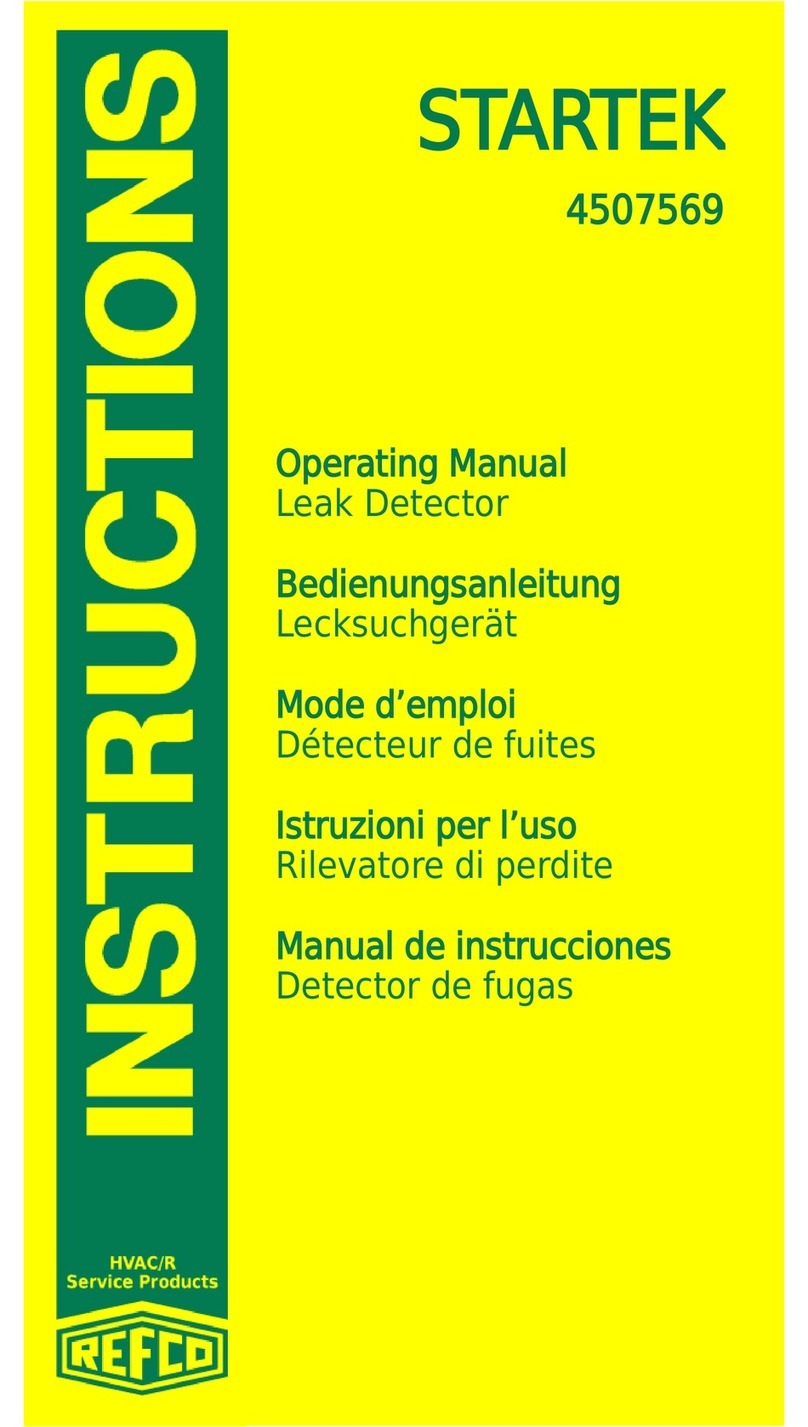 Refco Startek User manual