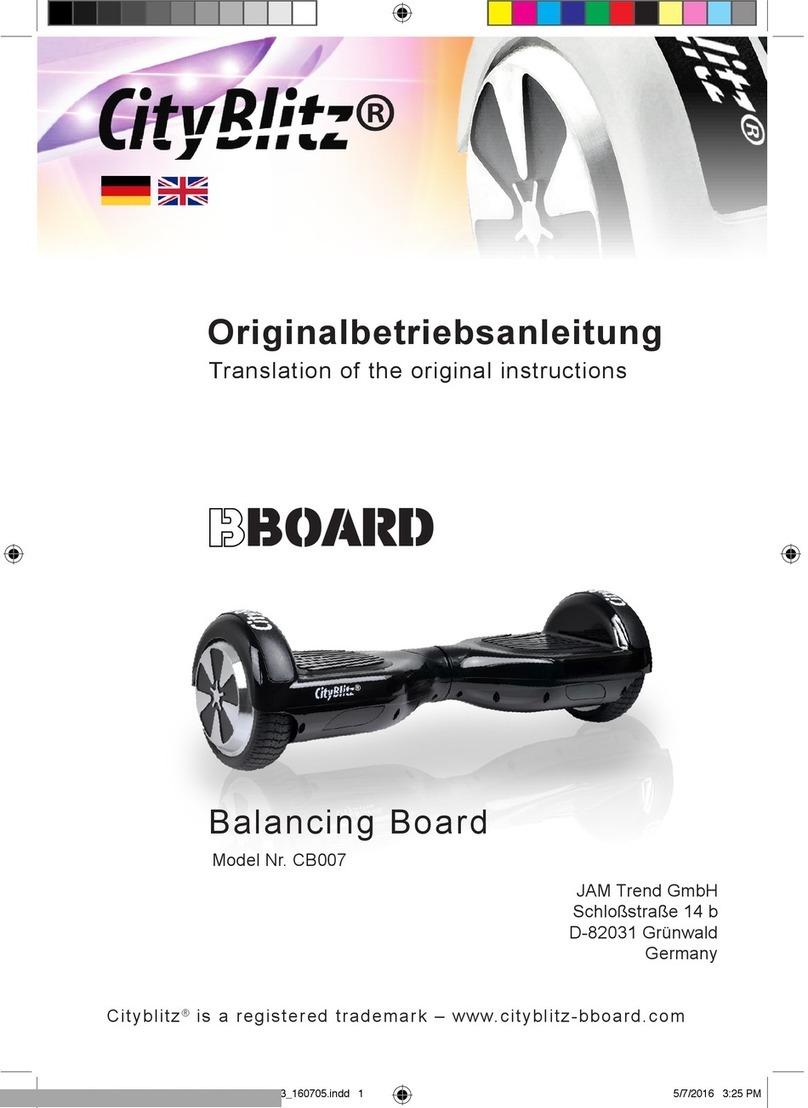 CityBlitz Bboard CB007 Translation of the original instructions