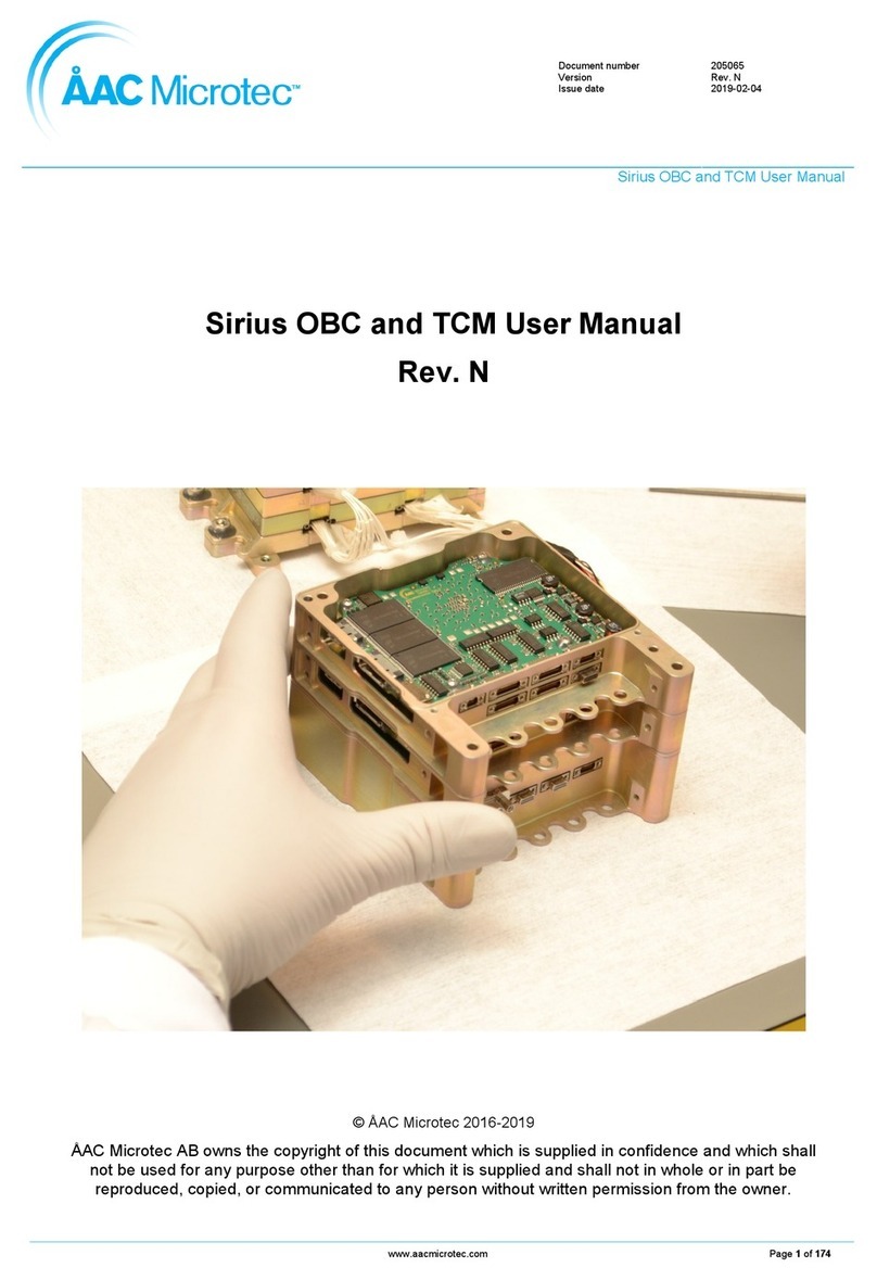 AAC Microtec Sirius TCM user manual