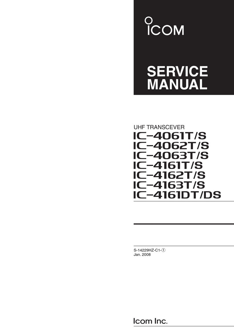 Icom IC-4061T User manual