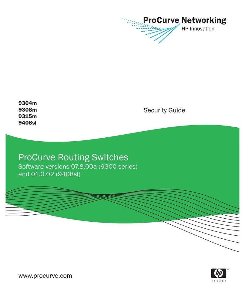 HP ProCurve 1600M User manual HP ProCurve 1600M User manual