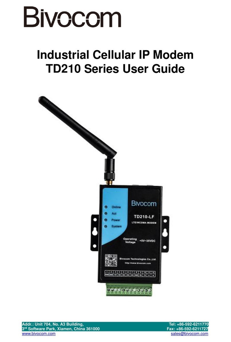 Bivocom TD210-LF user guide