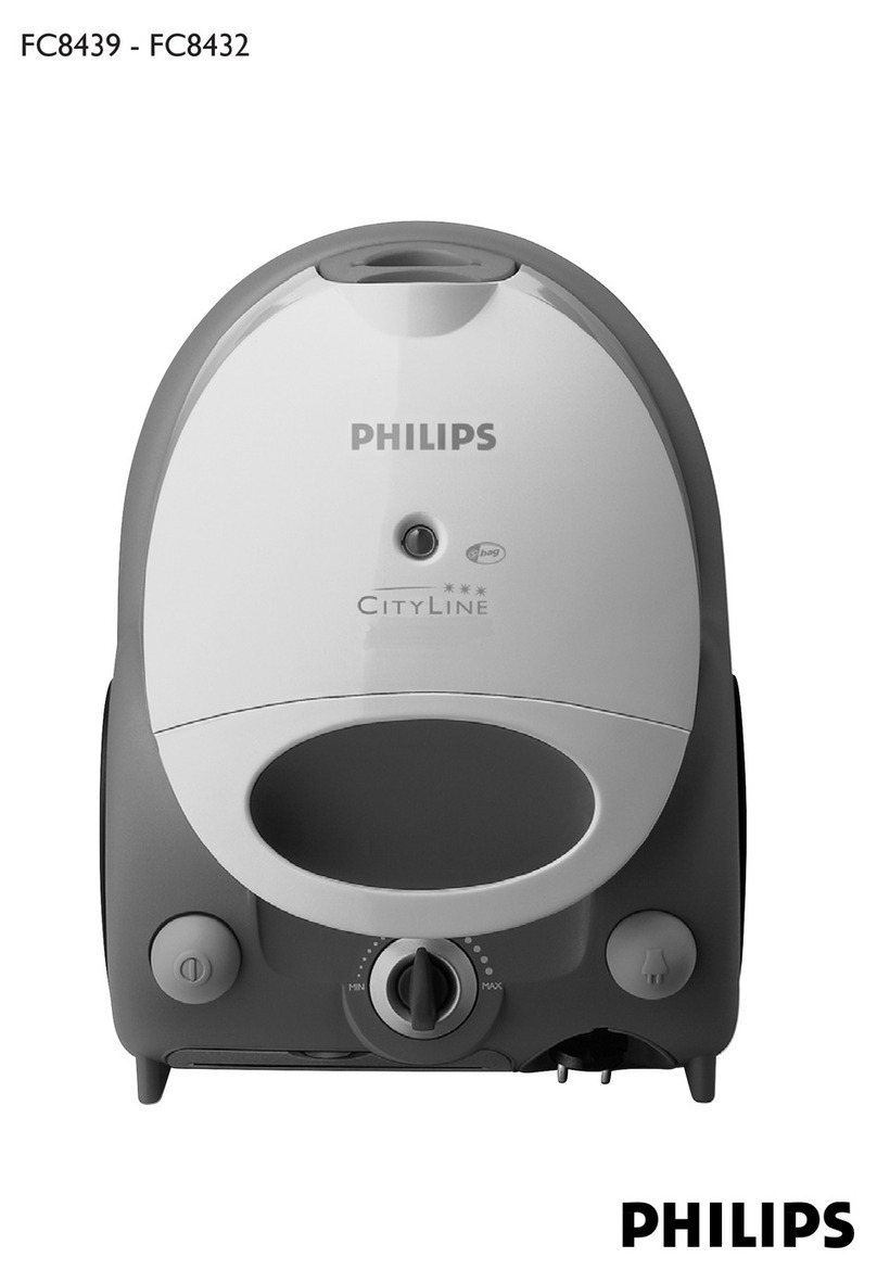 Philips City Line FC8439 user manual Philips City Line FC8439 user manual